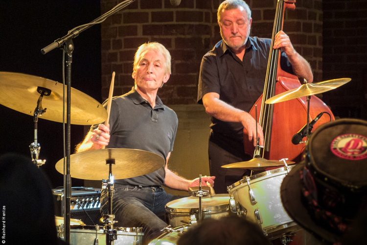 Charlie Watts, Rolling Stones, Dessau Marienkirche, Axel Zwingenberger, Dave Green, Reinhard Hentze, Halle (Saale), Evelyn Richter, DDR, Photography, Hochschule fr Grafik und Buchkunst Leipzig